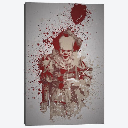 Pennywise Canvas Print #TCD60} by TM Creative Design Art Print
