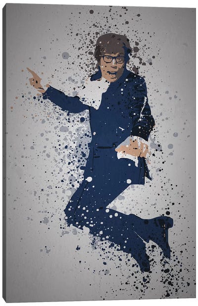 Powers Canvas Art Print - Mike Myers