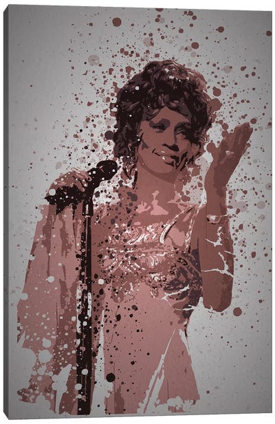 Whitney Canvas Art Print - Whitney Houston