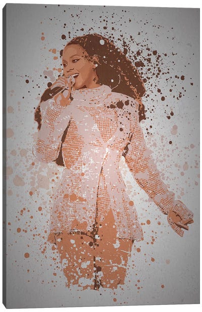 Beyonce Canvas Art Print - TM Creative Design