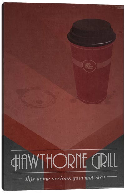 Hawthorne Grill (Pulp Fiction) Canvas Art Print - TM Creative Design