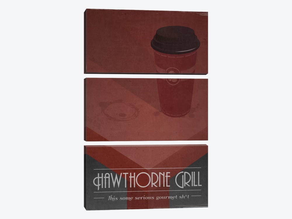Hawthorne Grill (Pulp Fiction) by TM Creative Design 3-piece Canvas Art