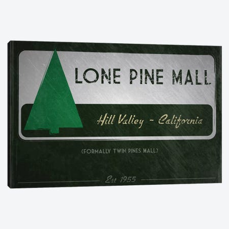 Lone Pine Mall (Back To The Future) Canvas Print #TCD70} by TM Creative Design Canvas Artwork