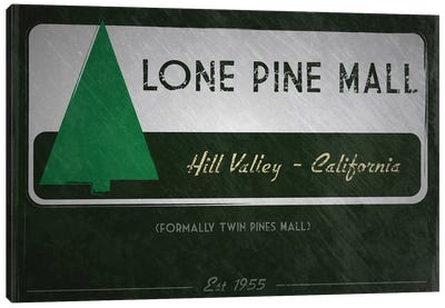 Lone Pine Mall (Back To The Future) Canvas Art Print - Science Fiction Movie Art
