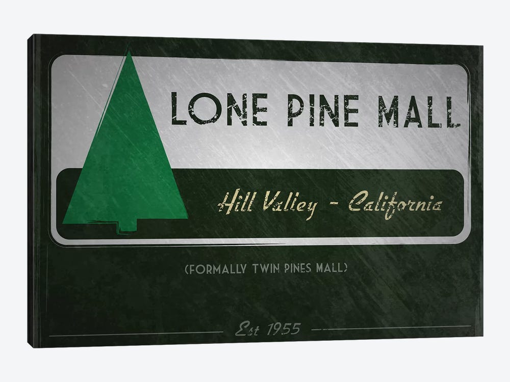 Lone Pine Mall (Back To The Future) by TM Creative Design 1-piece Canvas Artwork