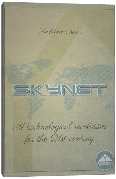 Skynet (Terminator) Canvas Art Print - TM Creative Design