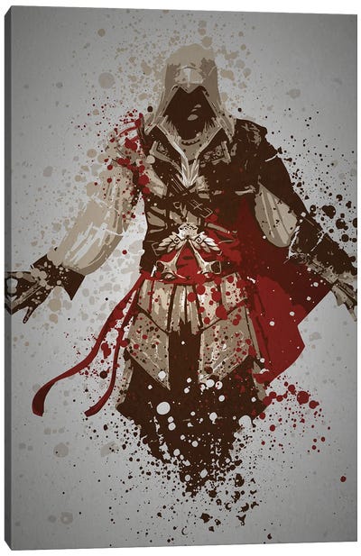 Assassin Canvas Art Print - Video Game Art
