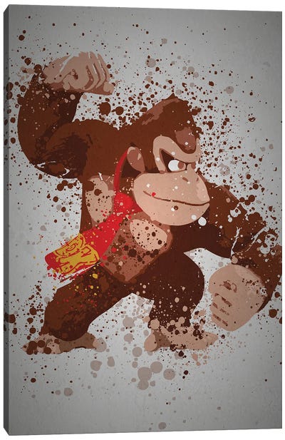 Banana Slamma Canvas Art Print - Donkey Kong