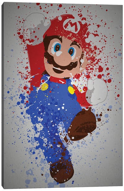Itsa Me! Canvas Art Print - Mario