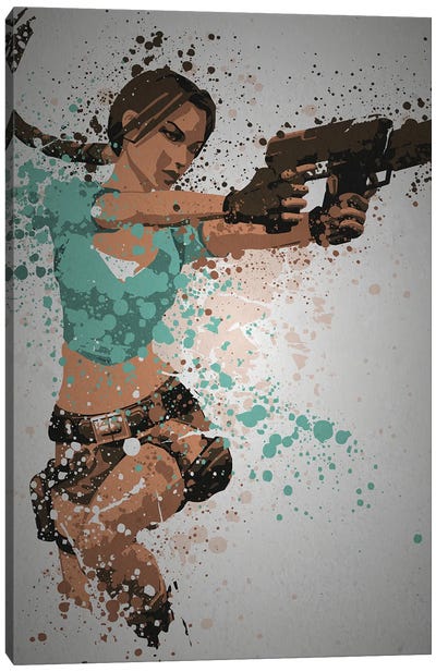 Raider Canvas Art Print - Video Game Art