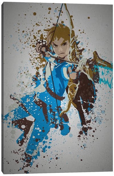 Hero Of The Wild Canvas Art Print - Zelda