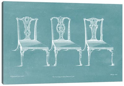 Design For A Chair III Canvas Art Print