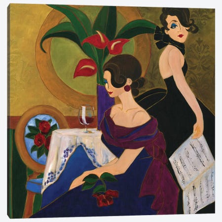 A Diva Affair Canvas Print #TCK10} by Malenda Trick Canvas Art Print