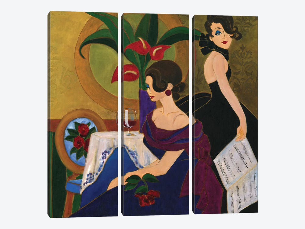 A Diva Affair by Malenda Trick 3-piece Canvas Artwork