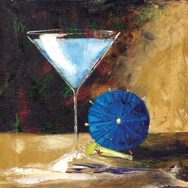 Malenda Trick: Blue Martini by Malenda Trick