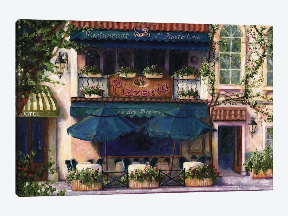 Cafe V by Malenda Trick 1-piece Canvas Print