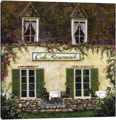 Cafe XII Canvas Art Print - Cafe Art