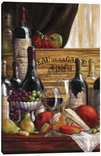 Chateau Magnifique II Canvas Art Print - Food & Drink Still Life