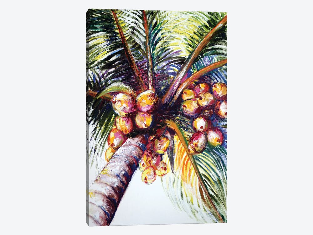 Coconut Palm by Malenda Trick 1-piece Canvas Artwork