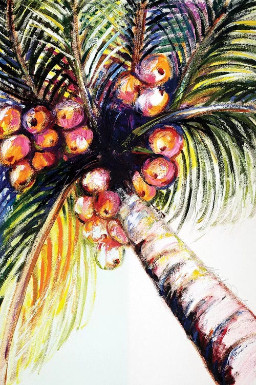 Coconut Palm II by Malenda Trick wall art