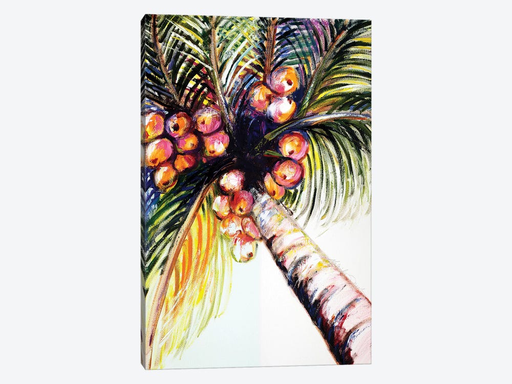 Coconut Palm II by Malenda Trick 1-piece Canvas Art Print