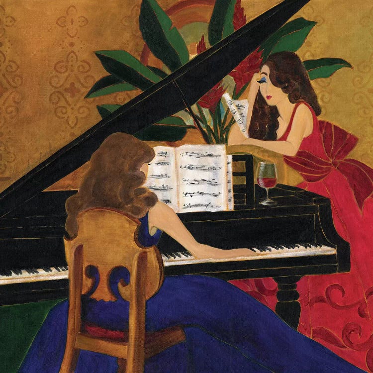 Divas at Play by Malenda Trick wall art