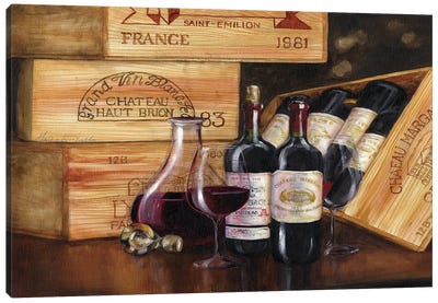 Gran Vin IV Canvas Art Print - Food & Drink Still Life
