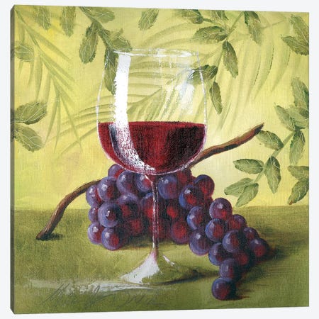 Sunshine Grapes V Canvas Print #TCK72} by Malenda Trick Art Print