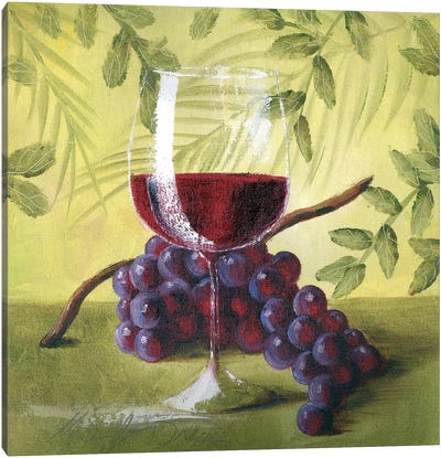 Sunshine Grapes V Canvas Art Print - Malenda Trick