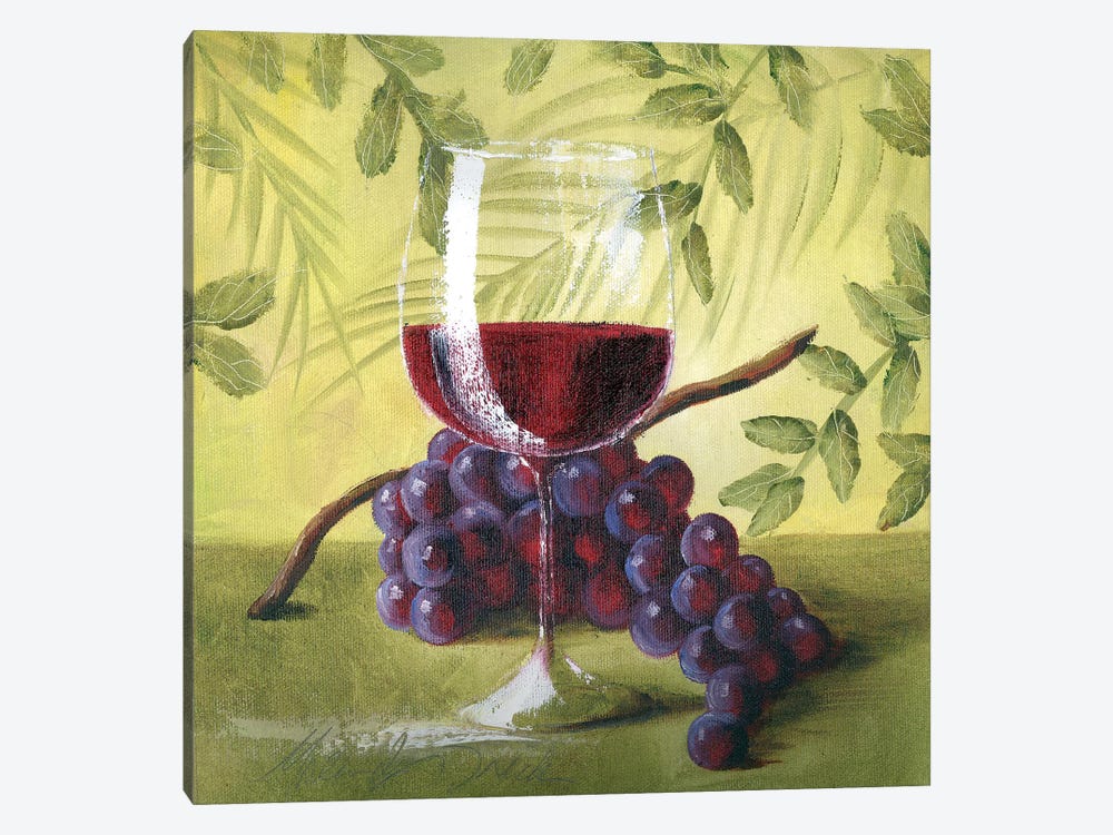 Sunshine Grapes V by Malenda Trick 1-piece Canvas Art