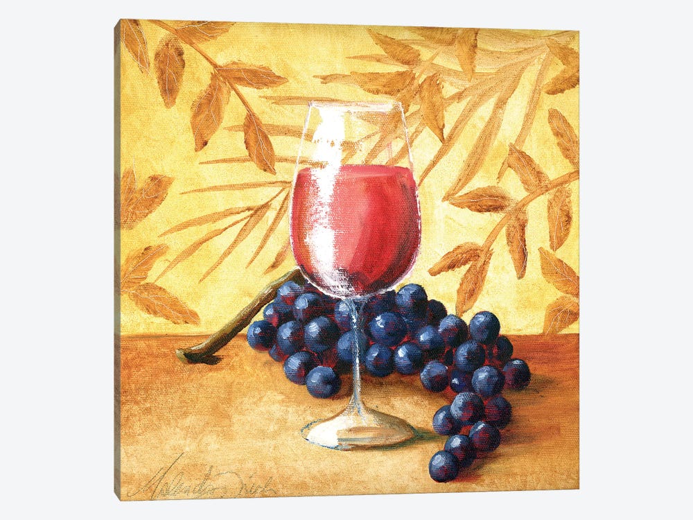 Sunshine Grapes VI by Malenda Trick 1-piece Canvas Print