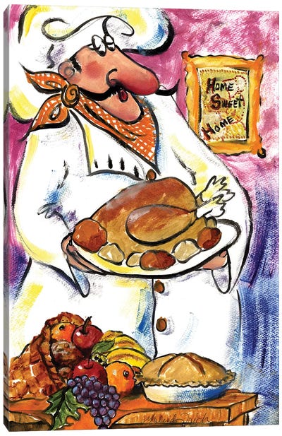 Thanksgiving Canvas Art Print - Malenda Trick