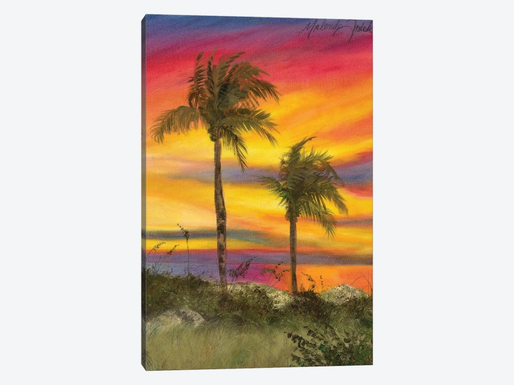 Tiger Tail Sunset by Malenda Trick 1-piece Canvas Art Print