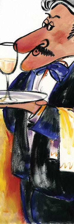 Waiter II by Malenda Trick canvas print