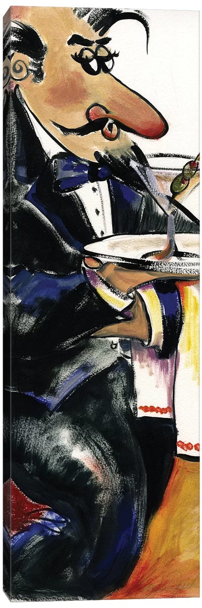 Waiter III Canvas Art Print - Martini