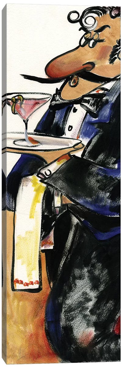Waiter IV Canvas Art Print - Malenda Trick