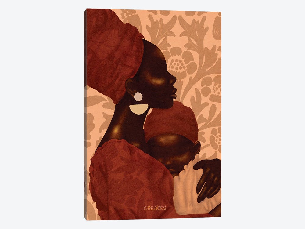 Mother Daughter by Taku Creates 1-piece Canvas Art