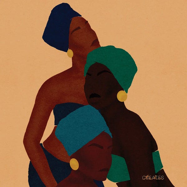 African Heritage: 3 Cool Sisters by Taku Creates