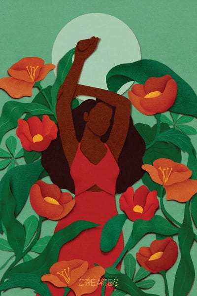 Found Freedom 'Cool' by Taku Creates framed canvas print