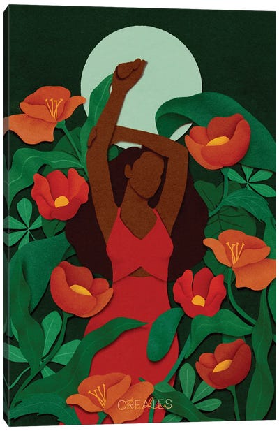 Found Freedom 'Deep' Canvas Art Print - Black Joy