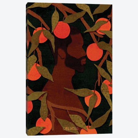 Fruitful Man 'Deep' Canvas Print #TCR32} by Taku Creates Canvas Art