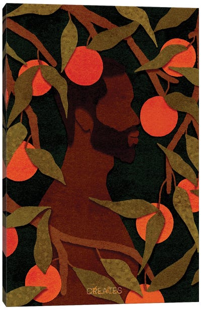 Fruitful Man 'Deep' Canvas Art Print - Taku Creates