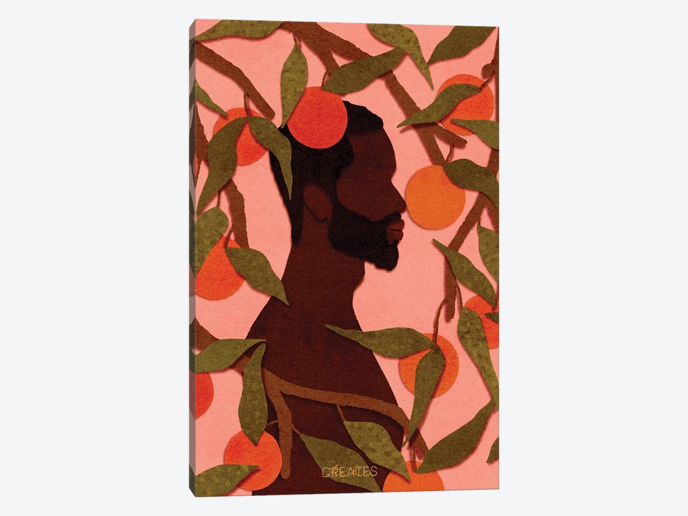 Fruitful Man 'Pink' by Taku Creates 1-piece Art Print