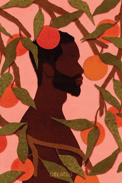Oranges: Fruitful Man 'Pink' by Taku Creates