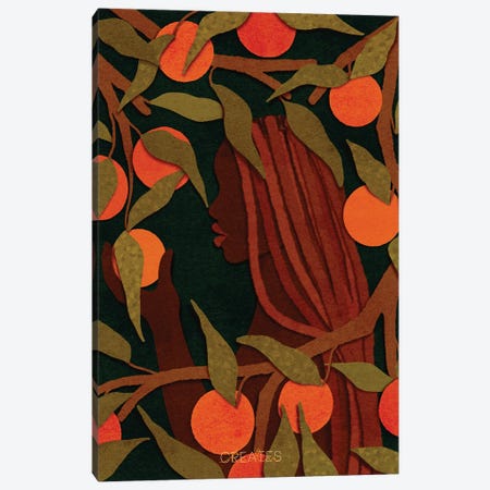 Fruitful Woman 'Deep' Canvas Print #TCR35} by Taku Creates Canvas Art Print