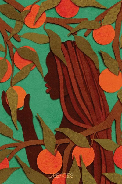 Oranges: Fruitful Woman 'Green' by Taku Creates