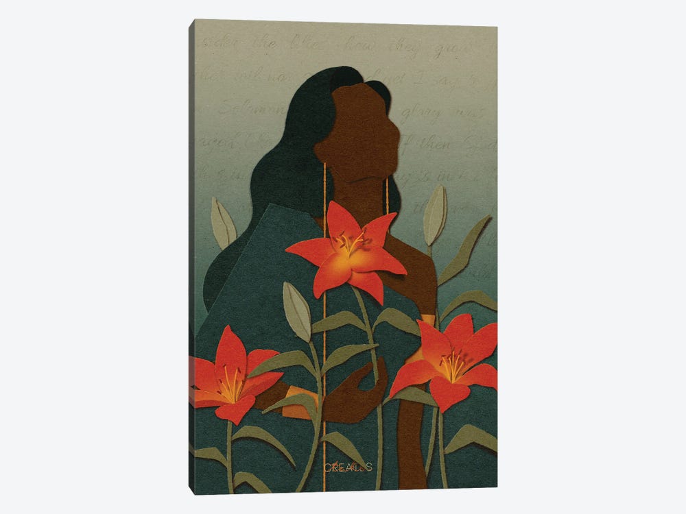 Lilies by Taku Creates 1-piece Canvas Print