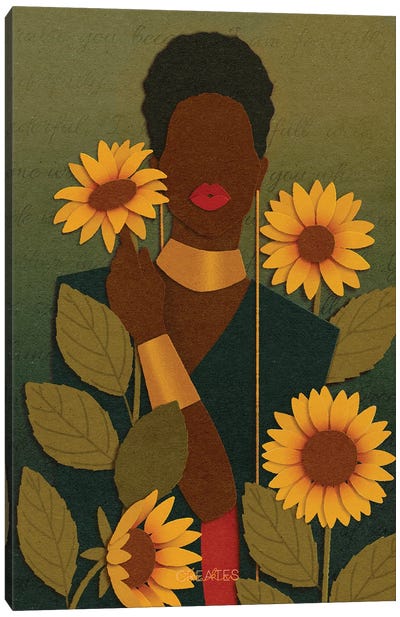 Sunflowers Canvas Art Print - Taku Creates