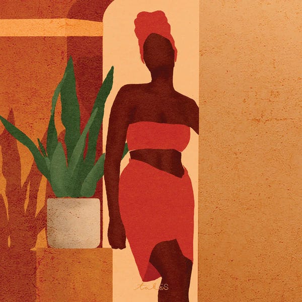 African Heritage: Archway And Plant by Taku Creates