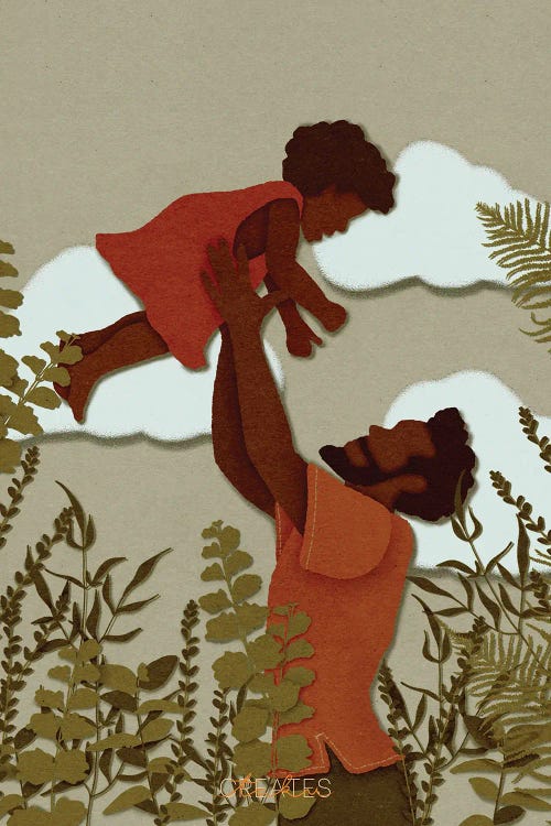 Daddy Daughter by Taku Creates wall art